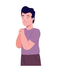 Student Praying Spiritual