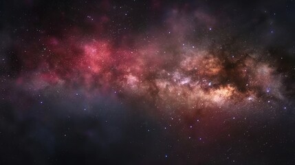 Naklejka premium Milky_way_Sky_background_Colorful