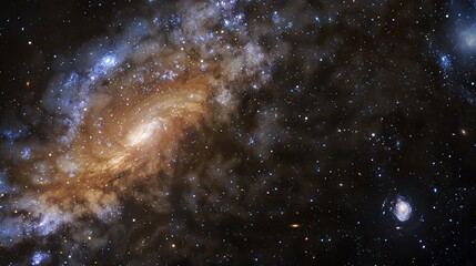 Fototapeta premium Colorful_galaxy_space_galactic_background