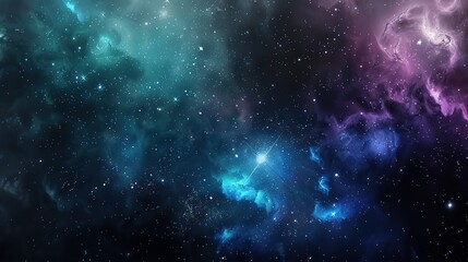 Naklejka premium dark_galactic_background_