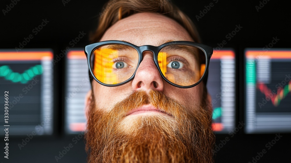 Poster Tech-Driven Financial Intelligence Dynamic Market Insights for Next-Gen Entrepreneurs with Data-Visualization Mastery and Analytical Precision