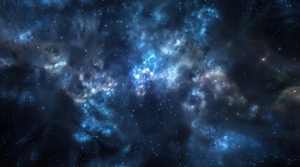 Fototapeta premium dark_galactic_background_