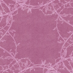 Frame floral seamless paper ornamental pattern fabric 