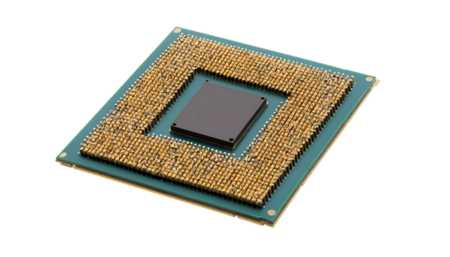 computer processor isolated on PNG Image