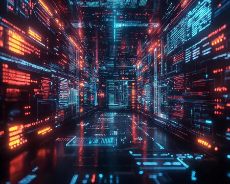Envisioning the future of finance, this machine learning application showcases predictive stock movement with striking clarity on a digital interface The intricate interplay of algorithms and data is
