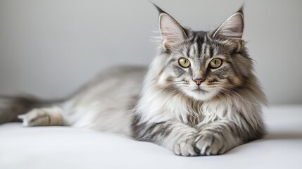 Majestic Maine Coon Cat: A Portrait of Elegance and Grace