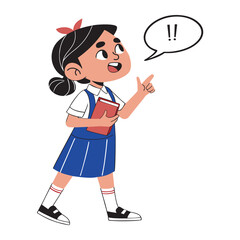 Student Talking Expressive