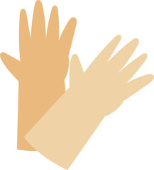 Gloves illustration.