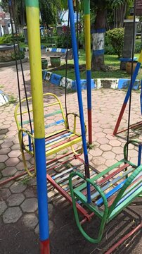simple swing in the park
