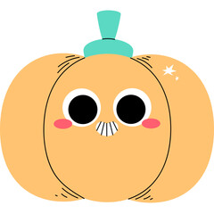 funny cartoon pumpkin