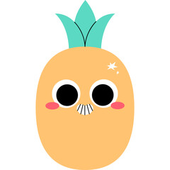 funny cartoon pineapple