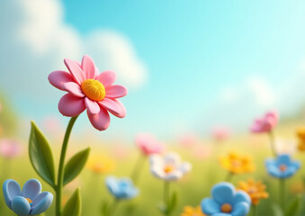 Fototapeta premium Flower in natural background