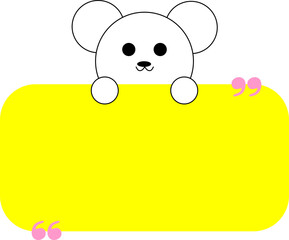  Cute Quote frame Element Set