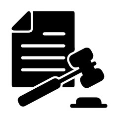 Legal glyph icon