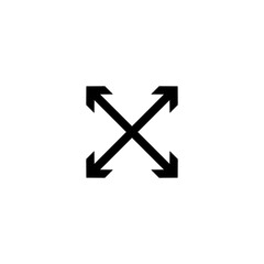 cross arrow element