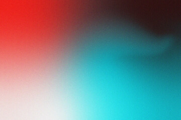 Gradient blur red cyan terracotta abstract background