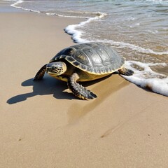 turtle on the beach