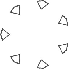 vector illustration of different arrows in an abstract background