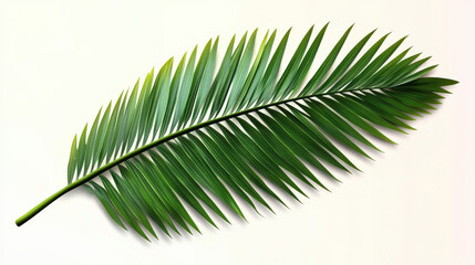 Obraz premium Palm tree leaves with spikes