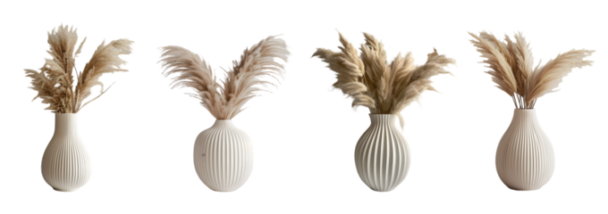 ears of wheat on white