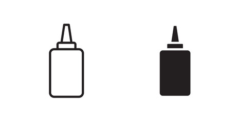 Sauce icon outlined icon vector collection.