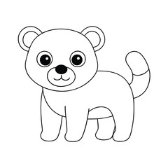 Endangered animals coloring pages on a white background.