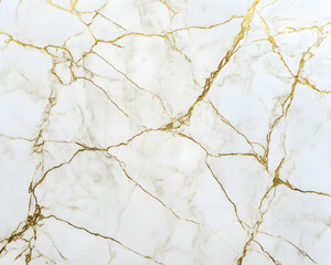 Luxurious white marble texture with elegant gold veining, ideal for design projects needing a sophisticated background or overlay.