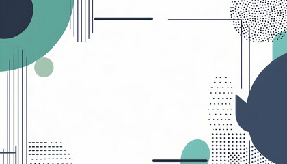 Abstract geometric background with teal, navy, and white shapes; ideal for presentations, websites, or social media.