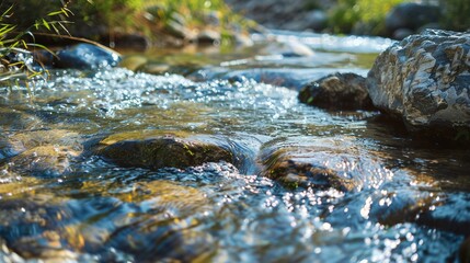 Fototapeta premium photographers can use it as a natural and elegant backdrop for their subjects. the gentle flow and clean lines of the river, presented in a simple and refined style.