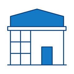 Buildings Line Editable Stroke Icon. Real Estate, House, Home, Apartment, Condominium, Hotel, Mall, City, Cityscape, Town, Downtown, Museum, Architecture Buildings Icons Vector Illustration