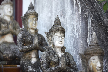 Serenity and Peace Captured in Ancient Buddha Statues in Thailand