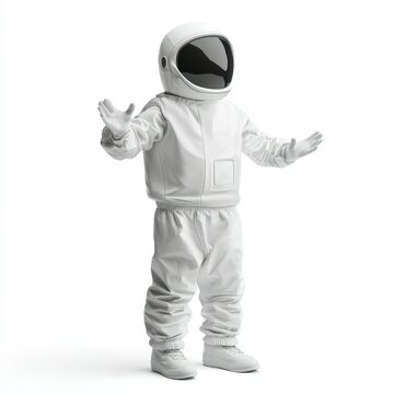 ASIMO isolated on white background.