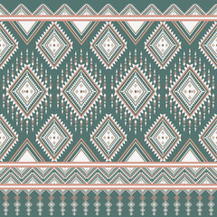 Green Vintage Ethnic pattern