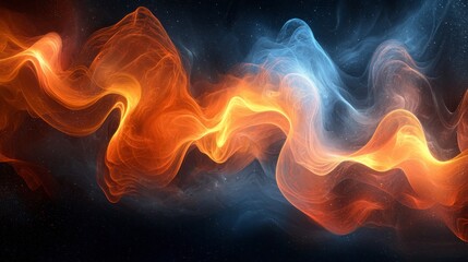 In the digital ether, where algorithms dance and pixels ignite, a canvas of abstract artistry unfurls Cybernetic brushstrokes, guided by the unseen hand of artificial intelligence, paint a vibrant