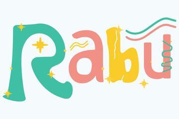 Colorful Indonesian Days of Week