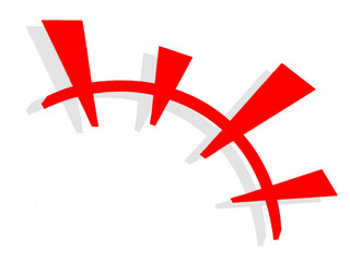 漫符（わいわいがやがや）レッド