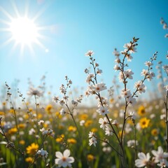 field of daisies