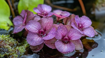 Butterwort flower, pink, nature, plant, garden, flowers, flora, purple, blossom, bloom, summer, spring, petal, beauty, violet, beautiful, floral, petals, clematis, leaf