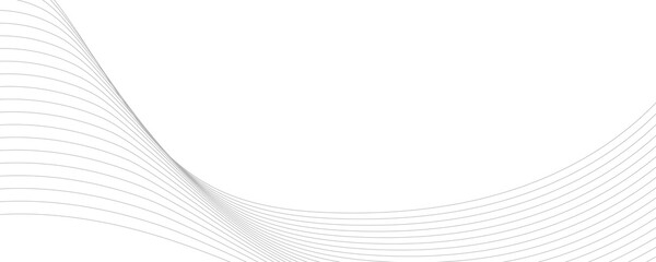 Abstract vector wave decorative banner template