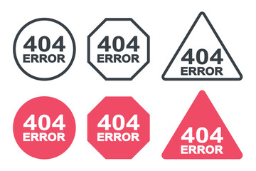 404 error icon. Illustration vector