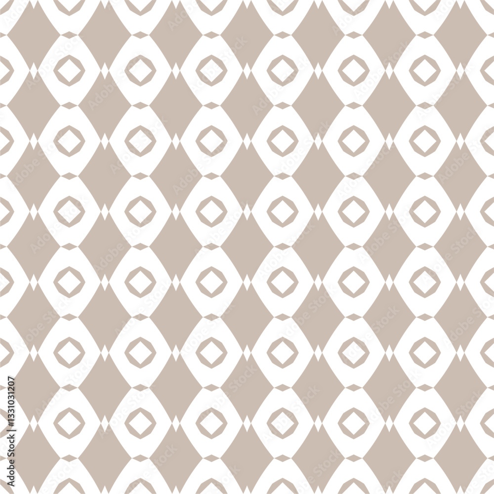 Fototapete Seamless pattern with geometric waves. Endless stylish texture. Bold monochrome background. Linear woven grid.