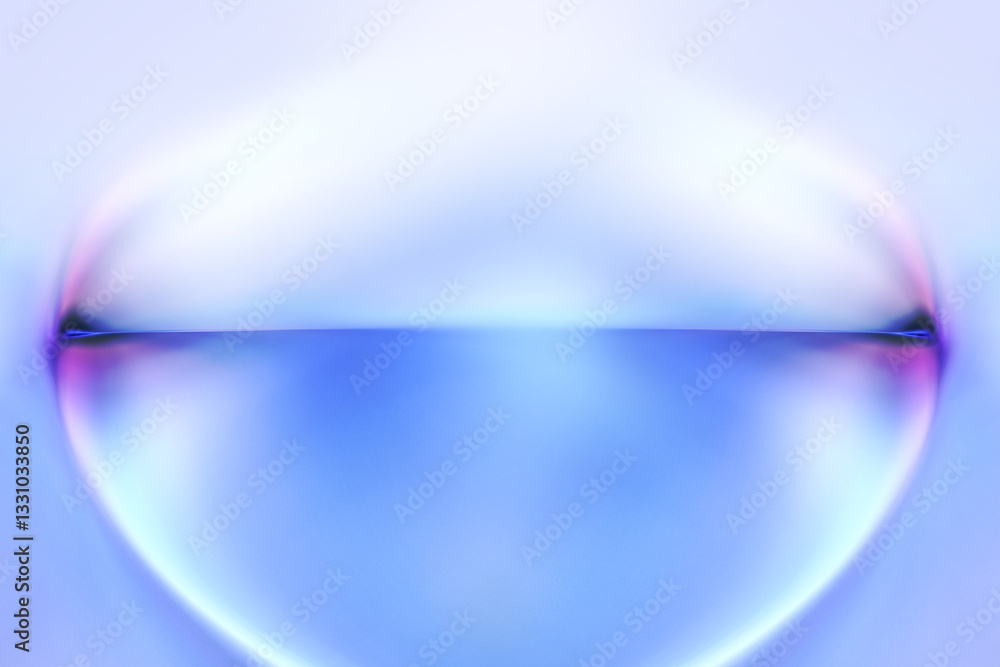 Poster bright abstract dynamic line curve soft light gradient colorful on blue pastel background design for