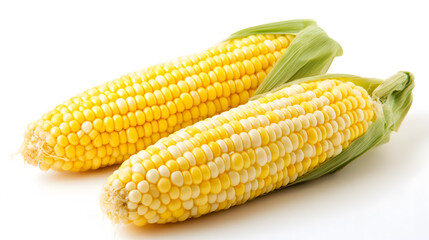 Close-up of bicolor corn: Fresh agricultural product material