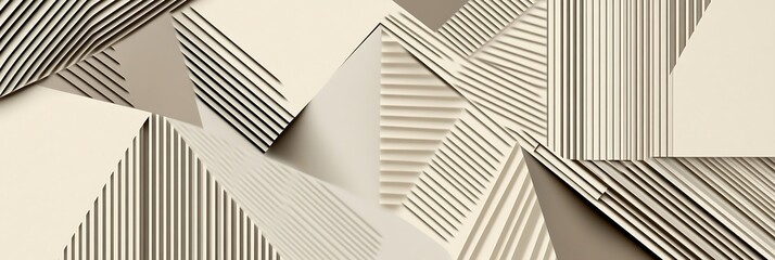 Abstract Geometric Shapes with Lines