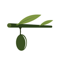 Olive logo template vector icon illustration design