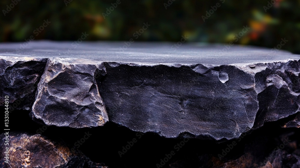 Poster dark stone platform product display background texture