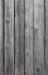 Obraz premium Weathered Gray Vertical Wooden Planks Texture Background