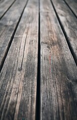 Obraz premium Weathered Gray Wooden Planks Texture Background