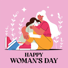 International women's day vector illustration
