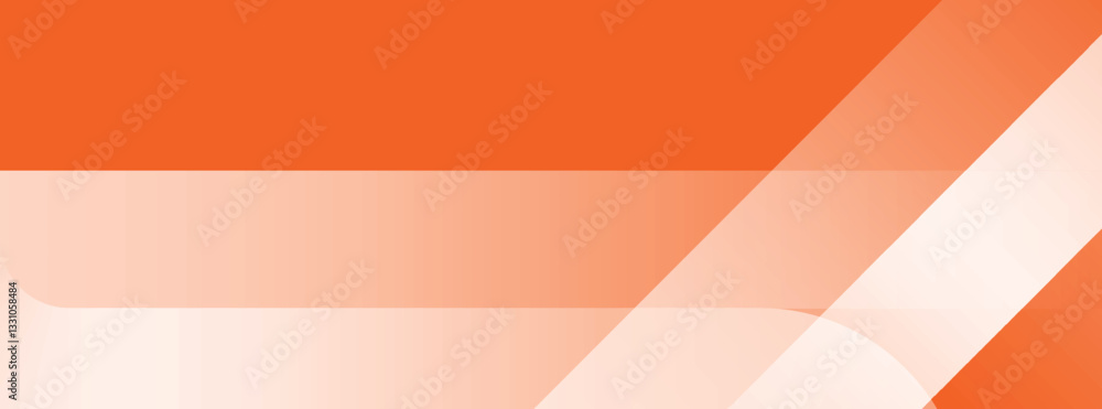 Poster orange gradient abstract geometric background with copy space